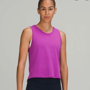 NWT LULULEMON TRAIN TO BE TANK, Sz 10, VIVID PLUM